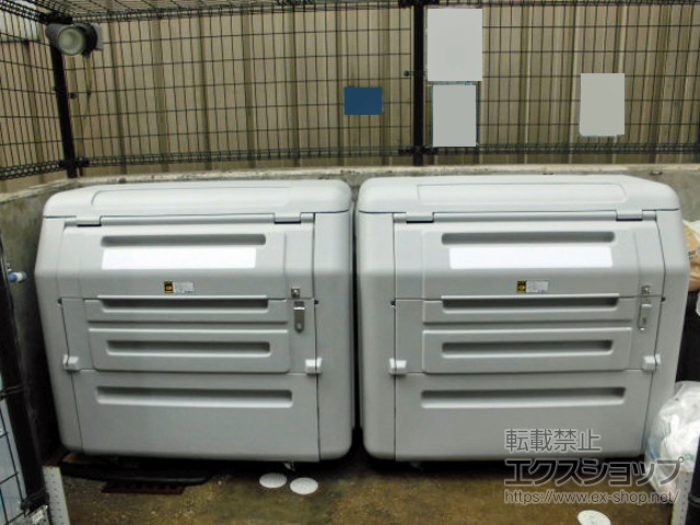 神奈川県横浜市ののゴミステーション ゴミストッカー EP1000型 キャスタータイプ 内容器なし(GSEP100A-LG) 施工例