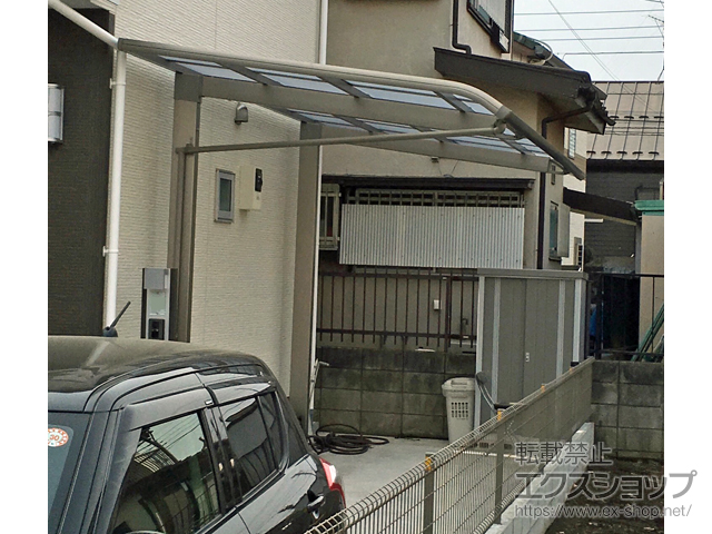 東京都小平市のLIXIL リクシル（トステム）のカーポート レガーナポートシグマIII 積雪〜20cm対応 施工例