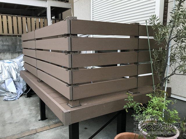 東京都多摩市ののウッドデッキ リウッドデッキ 200 施工例