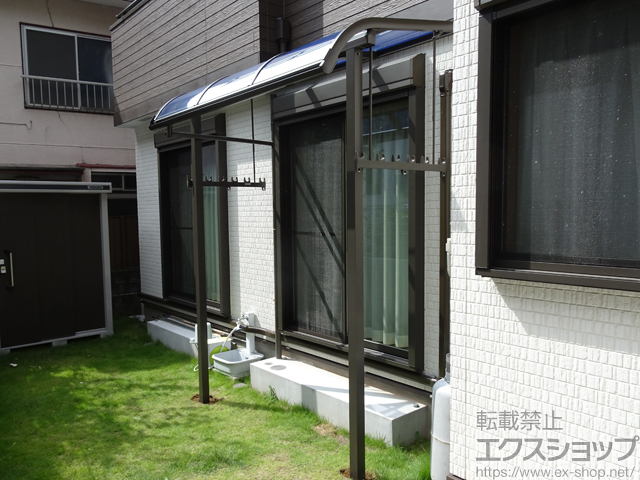 神奈川県横須賀市ののテラス屋根 パワーアルファ RB型 テラスタイプ 単体 積雪〜30cm対応 施工例