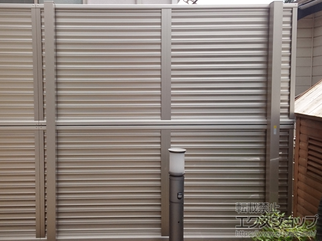 神奈川県横浜市ののフェンス・柵 ミエーネフェンス 目隠しルーバータイプ 施工例