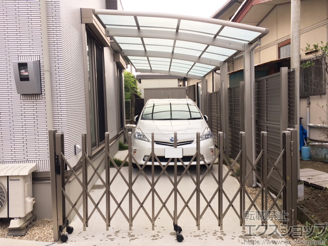 愛知県稲沢市ののカーポート レイナポートグラン 延長　積雪〜20cm対応 施工例