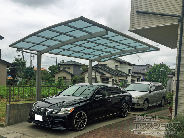 茨城県那珂市ののカーポート レイナポートグラン　積雪〜20cm対応 施工例