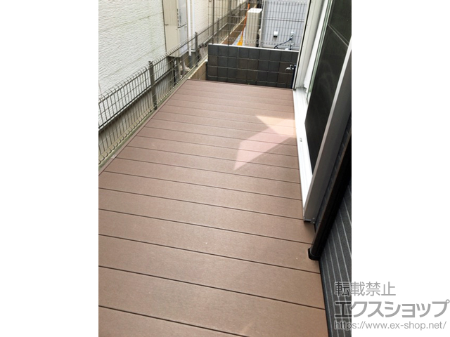 神奈川県相模原市ののウッドデッキ リウッドデッキ200 施工例