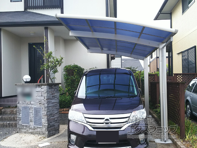 福岡県久留米市ののカーポート レイナポートグラン　積雪〜20cm対応 施工例