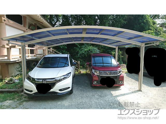 福岡県大牟田市ののカーポート レイナツインポートグラン　積雪〜20cm対応 施工例