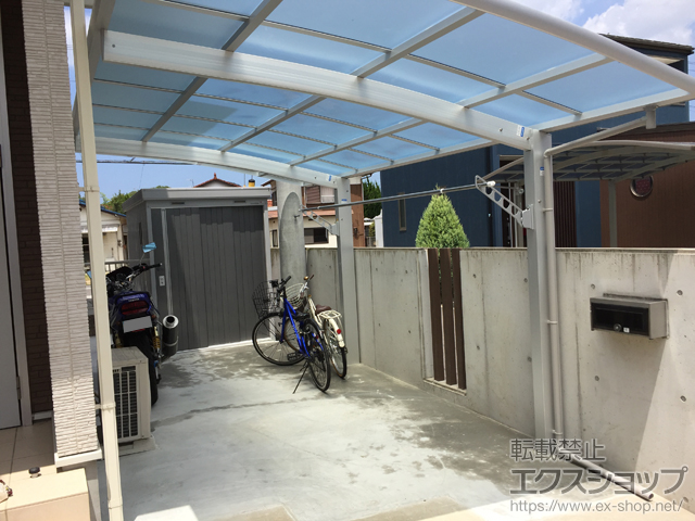 香川県丸亀市ののカーポート レイナポートグラン　積雪〜20cm対応 施工例