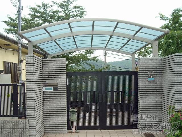 兵庫県西宮市ののカーポート レイナツインポートグラン　積雪〜20cm対応 施工例