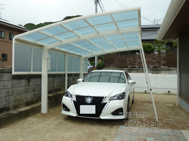 長崎県北松浦郡佐々町ののカーポート レイナポートグラン　積雪〜20cm対応 施工例