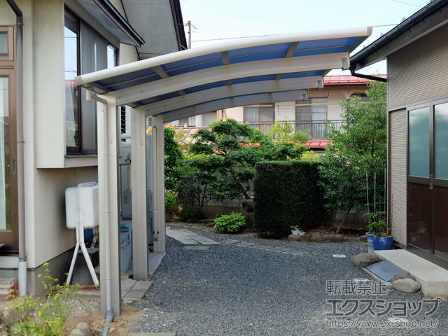 福島県福島市ののカーポート レイナポートグラン50 積雪〜50cm対応 施工例