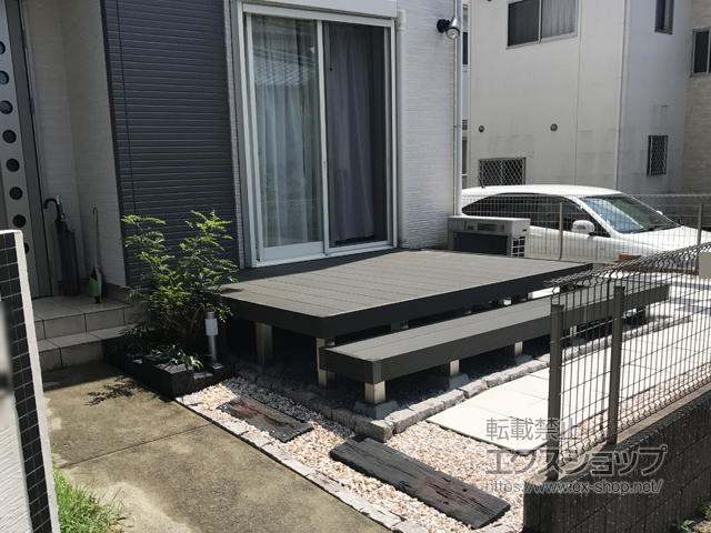 福岡県福岡市ののウッドデッキ リウッドデッキ 200 施工例