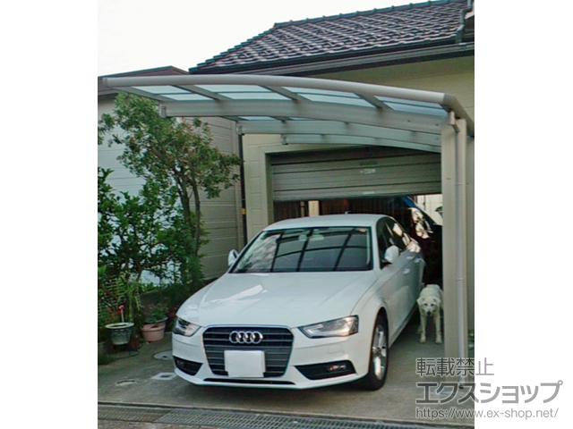 石川県羽咋市ののカーポート レイナポートグラン50 積雪〜50cm対応 施工例