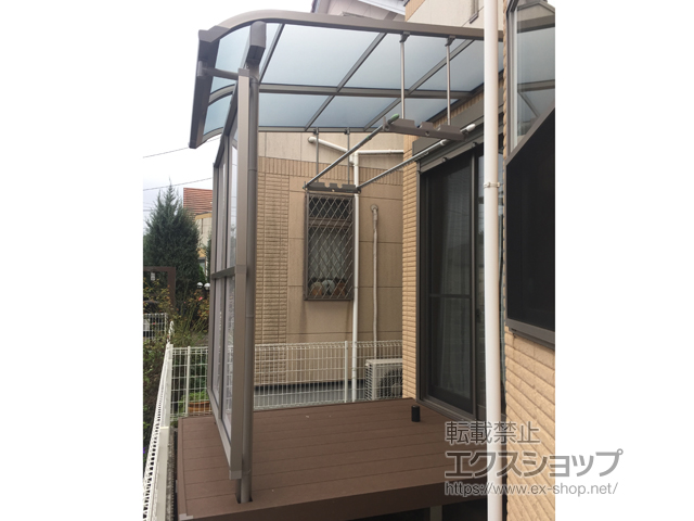 千葉県佐倉市ののウッドデッキ リウッドデッキ 200 施工例