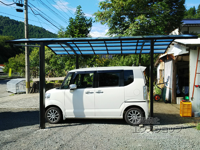 大分県玖珠郡玖珠町ののカーポート レイナツインポートグラン　積雪〜20cm対応 施工例