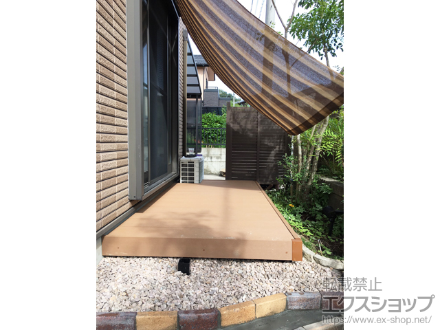 香川県木田郡三木町ののウッドデッキ リウッドデッキ 200 施工例