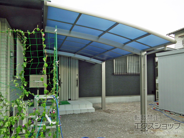 愛媛県松山市ののカーポート 【A】プレシオスポート 積雪〜20cm対応 施工例