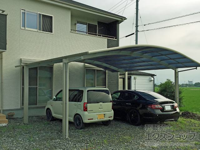 佐賀県神埼市ののカーポート レイナツインポートグラン　積雪〜20cm対応 施工例
