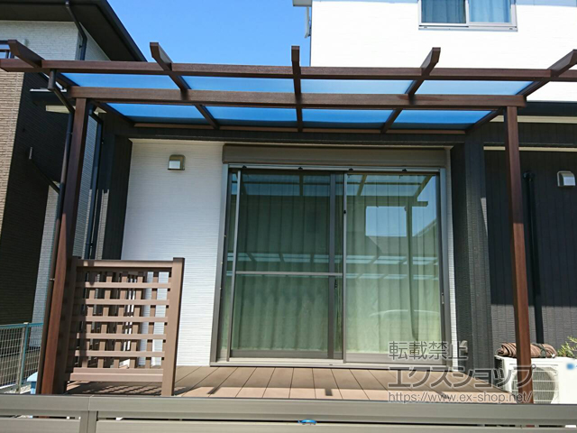 熊本県菊池郡菊陽町ののウッドデッキ リウッドデッキ 200 施工例