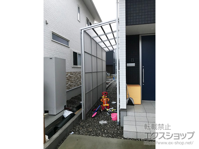 石川県小松市ののストックヤード ストックヤードII オープンタイプ 積雪〜50cm対応 施工例