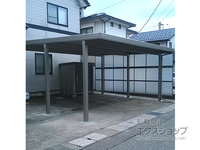 富山県射水市のの物置・屋外倉庫 エスケーエイト SK8S-70 多雪型 1800×1200×1940 SK8S-70 施工例