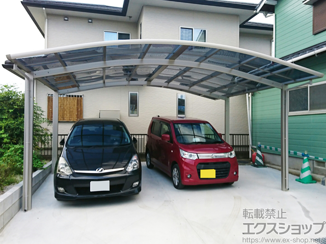 福岡県八女郡広川町ののカーポート レイナツインポートグラン　積雪〜20cm対応 施工例