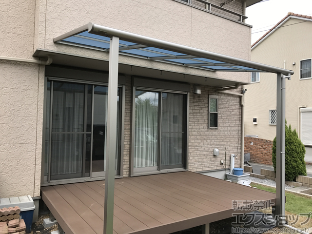 埼玉県行田市ののウッドデッキ リウッドデッキ 200 施工例