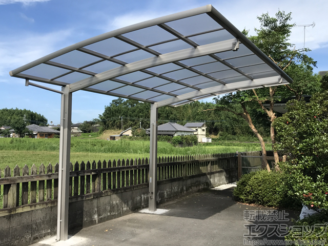 宮崎県串間市ののカーポート レイナポートグラン　積雪〜20cm対応 施工例