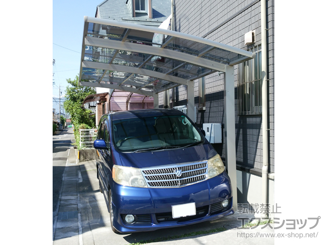 岐阜県大垣市ののカーポート レイナポートグラン 延長　積雪〜20cm対応 施工例