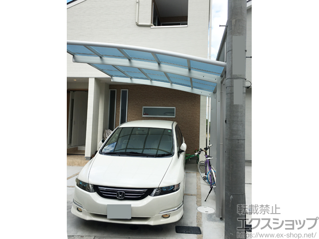 兵庫県宝塚市ののカーポート レイナポートグラン　積雪〜20cm対応 施工例