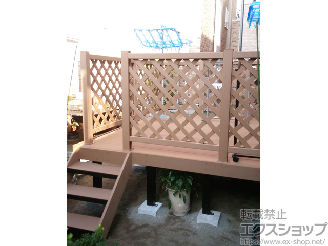 神奈川県藤沢市ののウッドデッキ リウッドデッキ 200 施工例