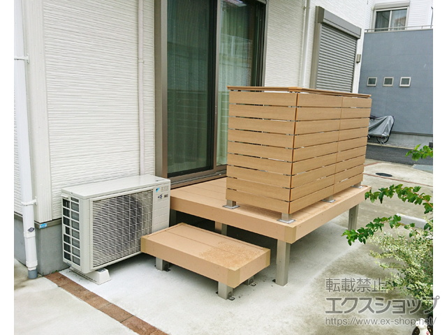 東京都町田市ののウッドデッキ リウッドデッキ 200 施工例