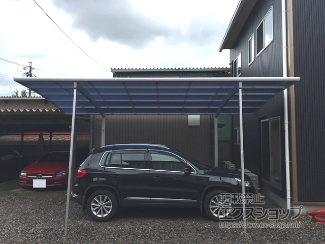 岐阜県美濃市ののカーポート レイナポートグラン　積雪〜20cm対応 施工例