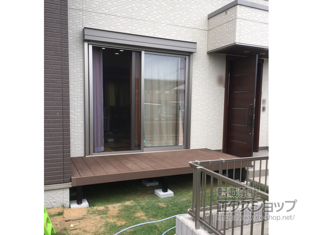 栃木県佐野市ののウッドデッキ リウッドデッキ 200 施工例