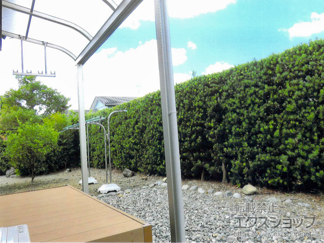 静岡県袋井市ののテラス屋根 ヴェクターテラス R型 テラスタイプ 単体 積雪〜20cm対応 施工例