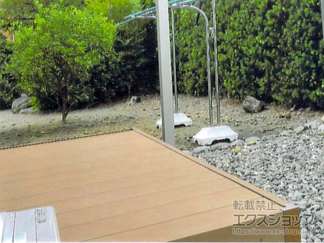 静岡県袋井市ののウッドデッキ リウッドデッキ 200 施工例