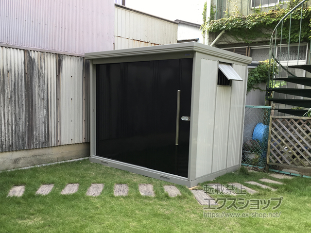 愛知県名古屋市のの物置・屋外倉庫 Mr.ストックマンダンディ 一般型 2532×1738×2110 ND-2517-K 施工例