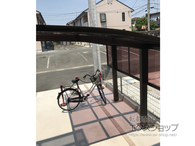 埼玉県所沢市ののサイクルポート・駐輪場 レイナポートグランミニ 積雪〜20cm対応 施工例