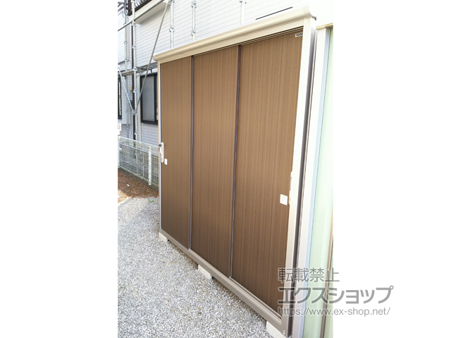 埼玉県加須市のの物置・屋外倉庫 エスモ 一般型 1950×750×1959 ESE-1907A-DW 施工例