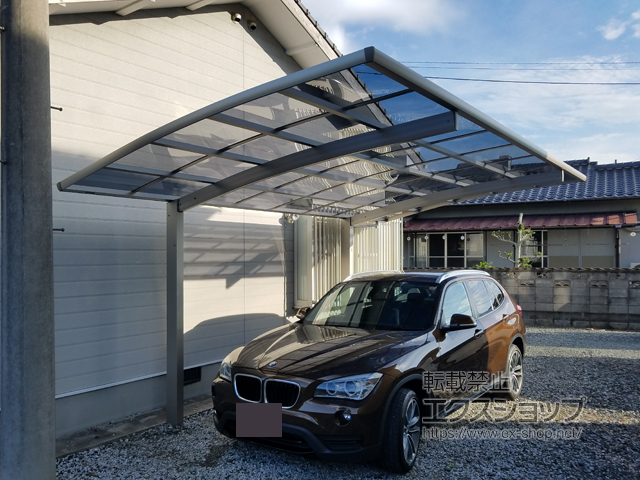 福岡県直方市ののカーポート レイナポートグラン　積雪〜20cm対応 施工例