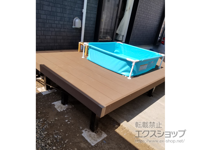 埼玉県狭山市ののウッドデッキ マージウッドデッキ 施工例