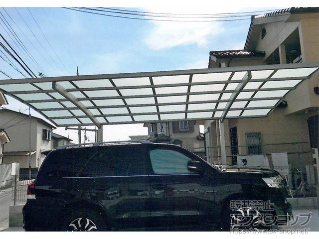 大阪府泉佐野市ののカーポート レイナポートグラン　積雪〜20cm対応 施工例