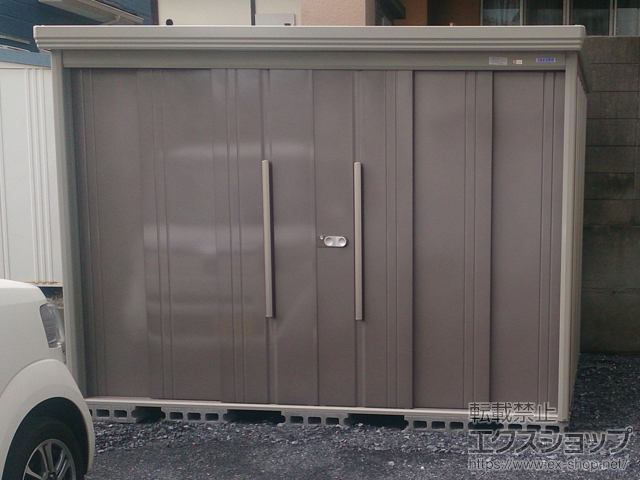 東京都あきる野市のの物置・屋外倉庫 Mr.ストックマンダンディ 一般型 2900×2290×2110 ND-2922-B 施工例