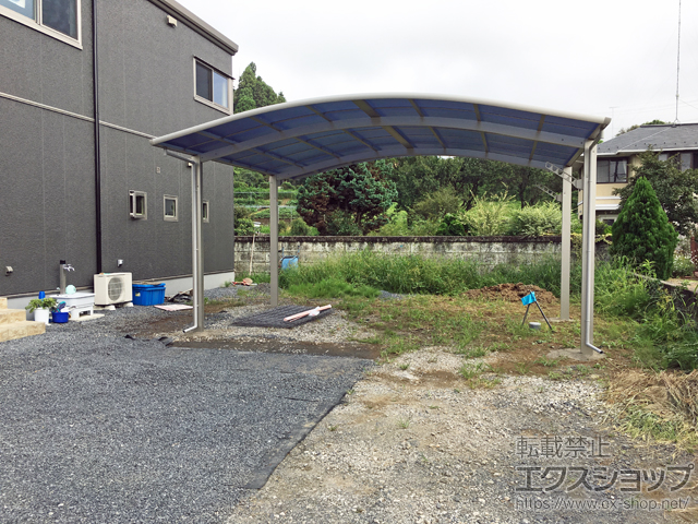 栃木県鹿沼市ののカーポート レイナツインポートグラン　積雪〜20cm対応 施工例