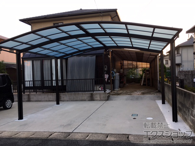 山口県宇部市ののカーポート レイナツインポートグラン　積雪〜20cm対応 施工例
