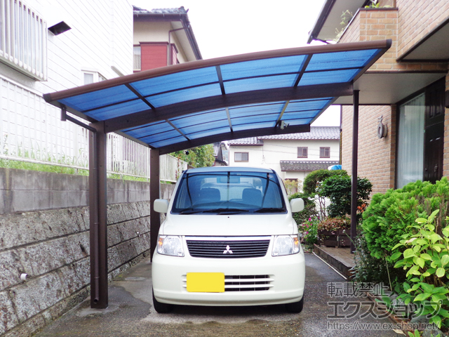 千葉県市原市ののカーポート プレシオスポート 積雪〜20cm対応 施工例