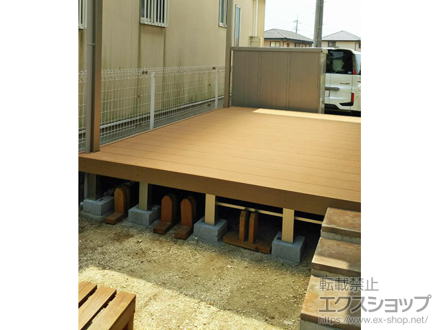 愛知県名古屋市ののウッドデッキ リウッドデッキ 200 施工例