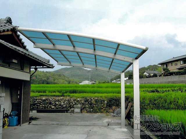 奈良県奈良市ののカーポート レイナポートグラン　積雪〜20cm対応 施工例