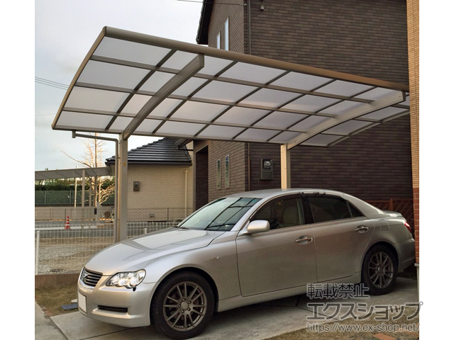 兵庫県加古川市ののカーポート プレシオスポート 積雪〜20cm対応 施工例