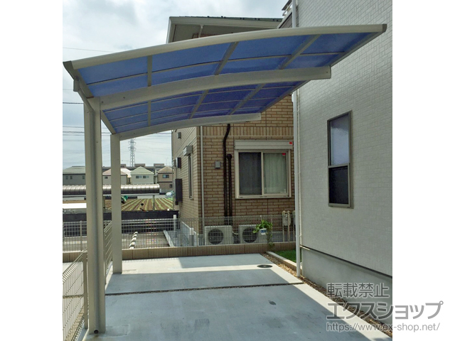 東京都東久留米市ののカーポート プレシオスポート 積雪〜20cm対応 施工例