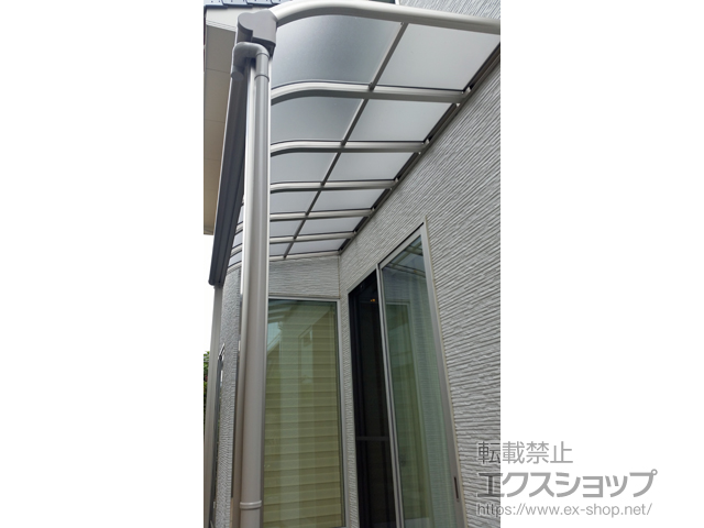 新潟県新潟市ののテラス屋根 プレシオステラス R型 テラスタイプ 単体 積雪〜50cm対応 施工例